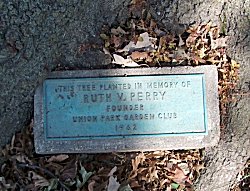 Ruth V. Perry Plaque