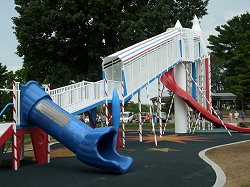 The Rocket Slide in Union Park